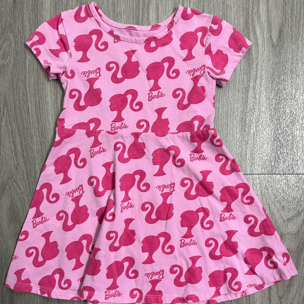 Barbie Pink Fit and Flare Casual Dress